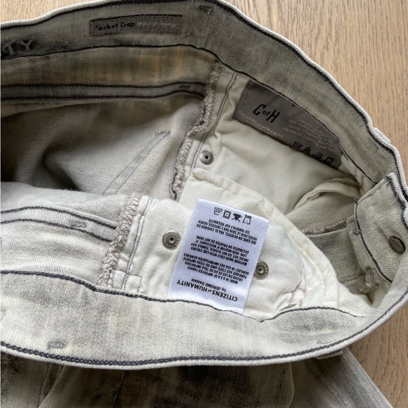 Citizens Of Humanity Rocket Crop High Rise Skinny 26 BNWT Fire Grey - Picture 5 of 11